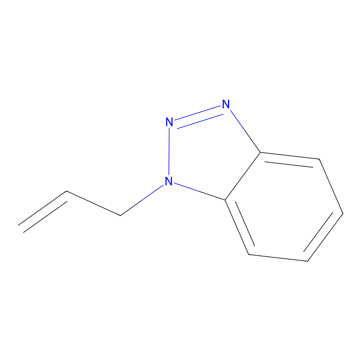 1-Allylbenzotriazole molecular structure, CAS 52298-91-6