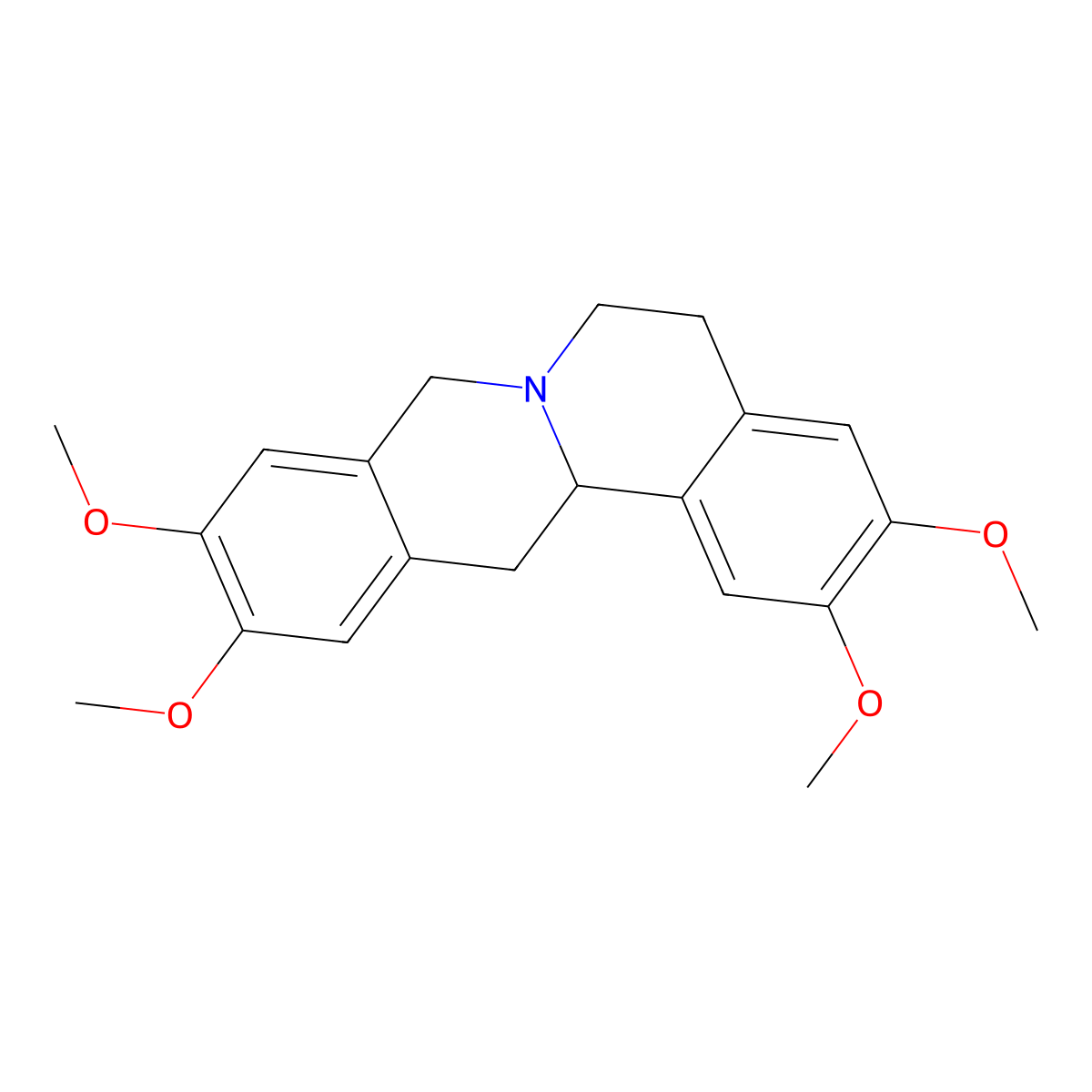 (-)-Xylopinine molecular structure, CAS 523-02-4