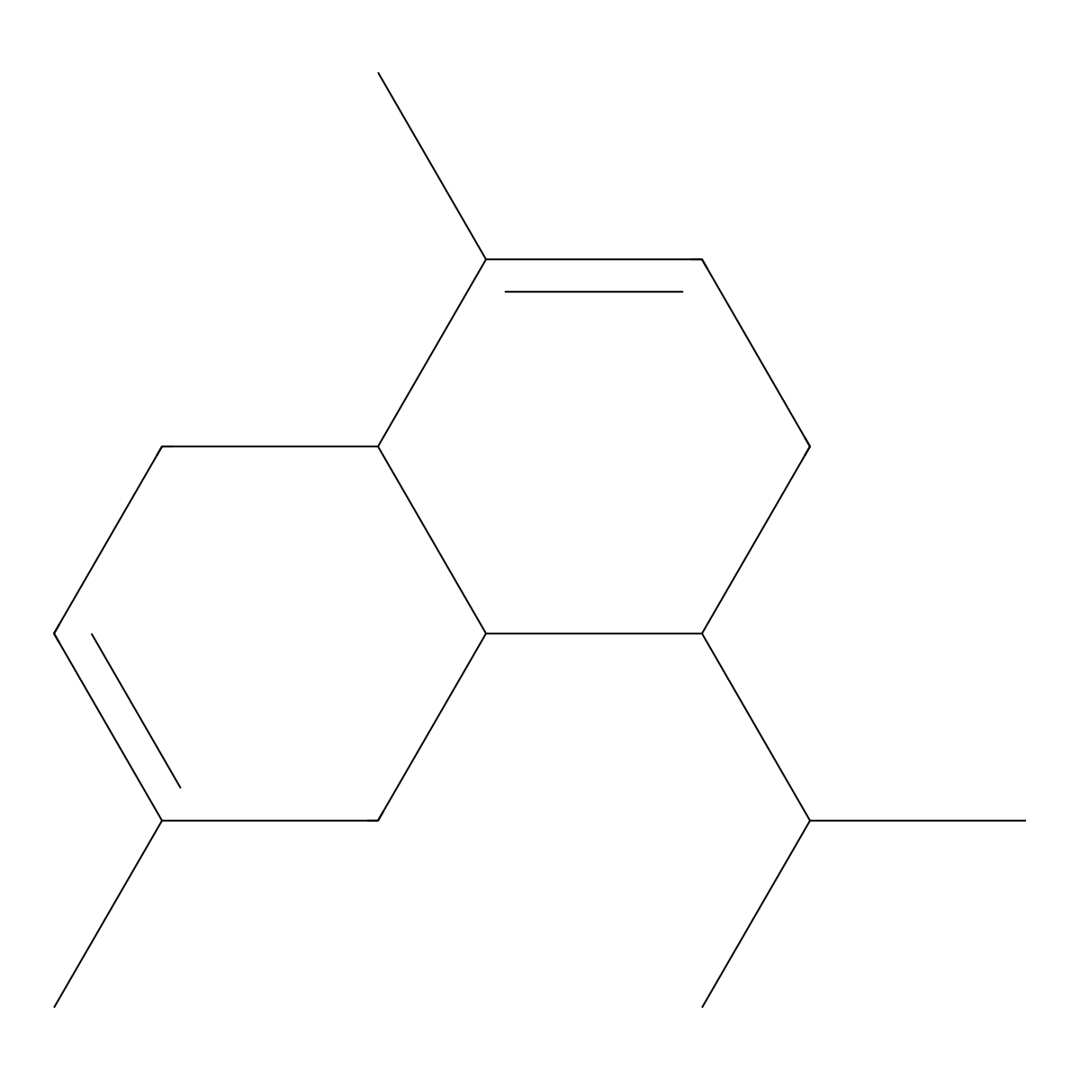 beta-Cadinene molecular structure, CAS 523-47-7