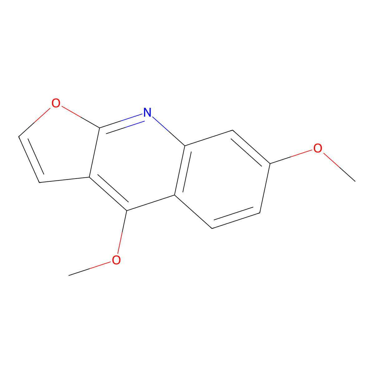 Evolitrine molecular structure, CAS 523-66-0
