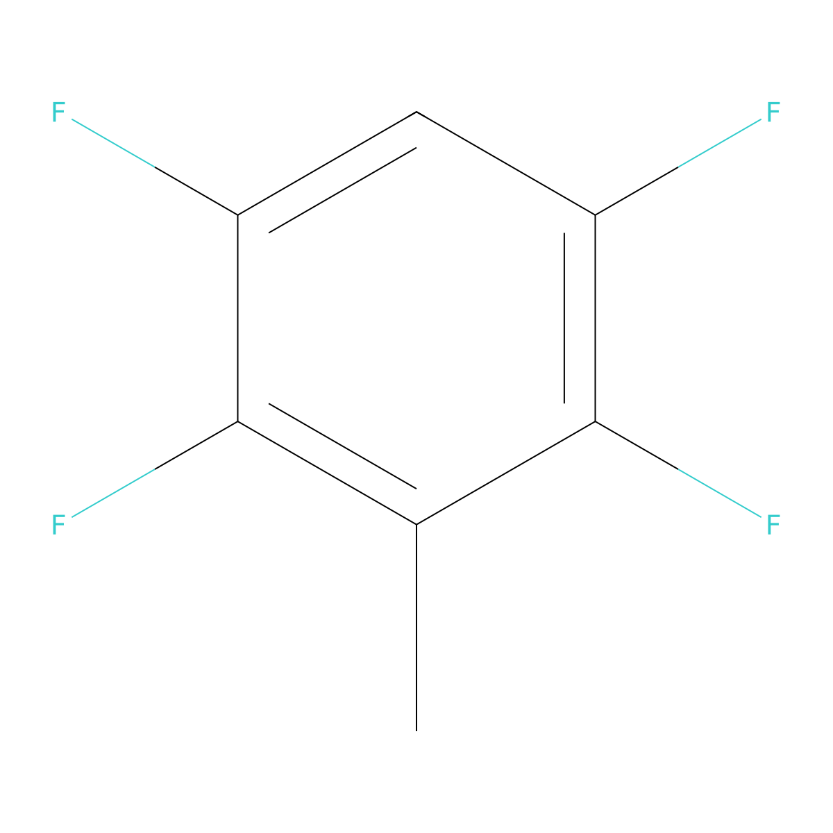 2,3,5,6-Tetrafluorotoluene molecular structure, CAS 5230-78-4
