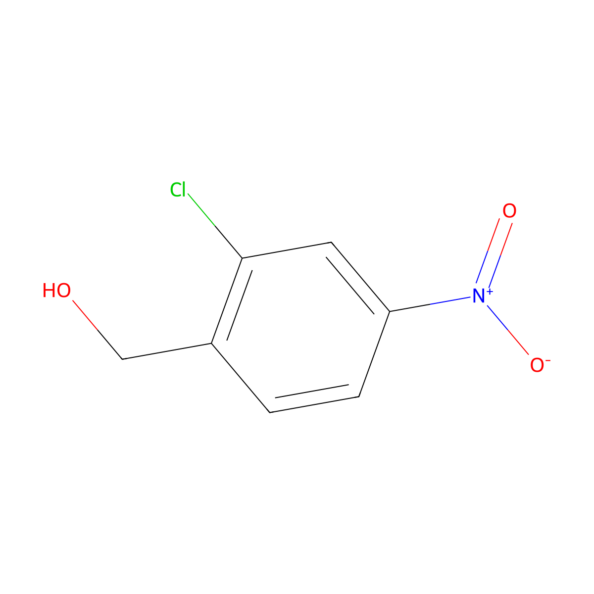 2-Chloro-4-nitrobenzyl alcohol molecular structure, CAS 52301-88-9