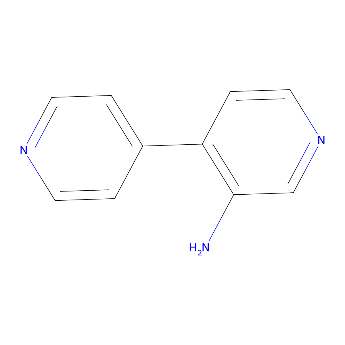 [4,4'-Bipyridin]-3-amine molecular structure, CAS 52311-43-0