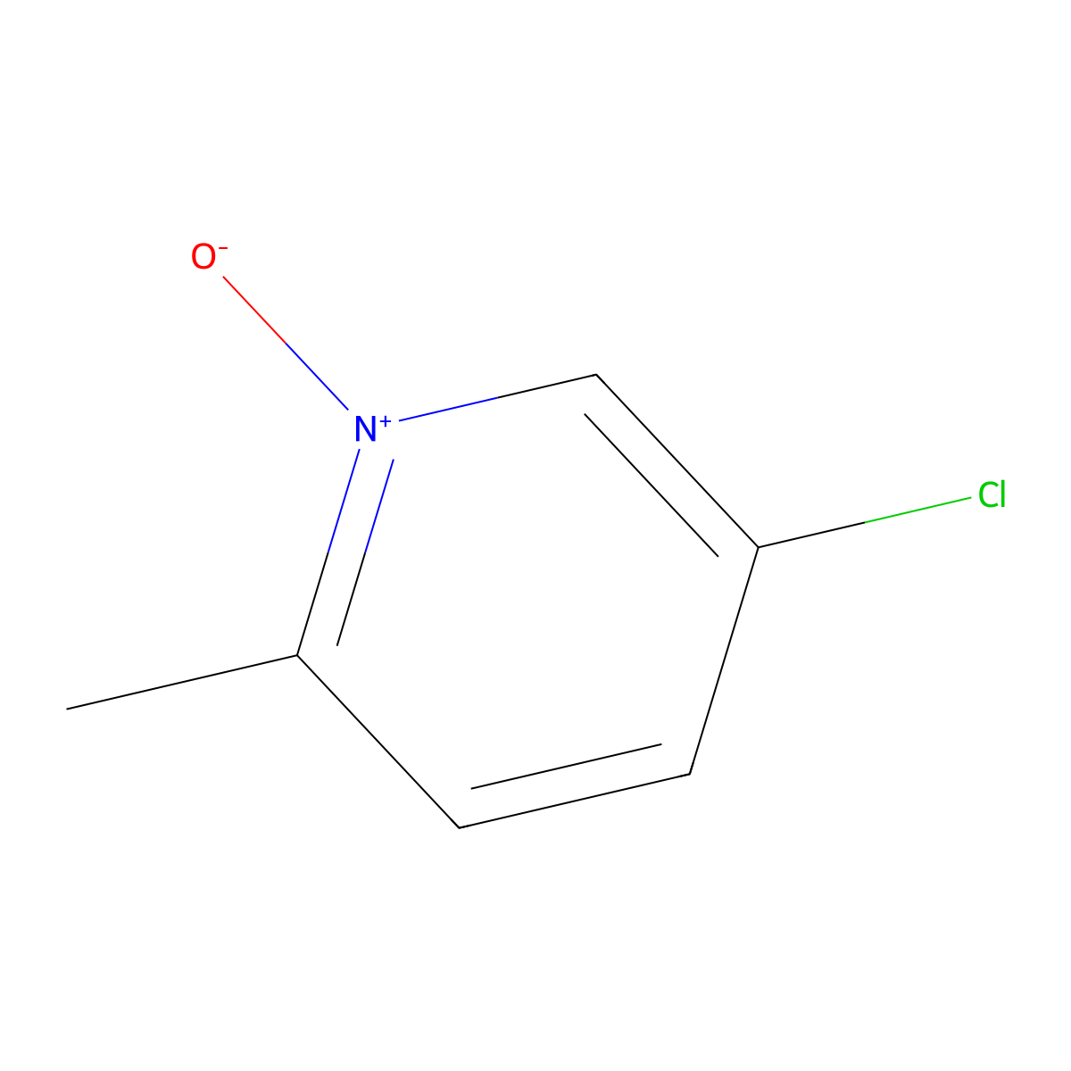 5-Chloro-2-methylpyridine 1-Oxide molecular structure, CAS 52313-58-3