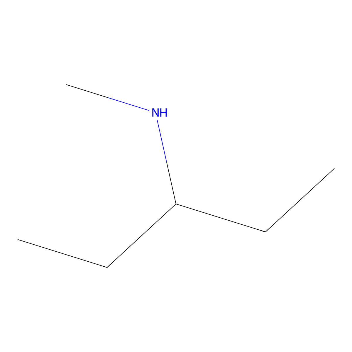 N-Methyl-3-pentanamine molecular structure, CAS 52317-98-3