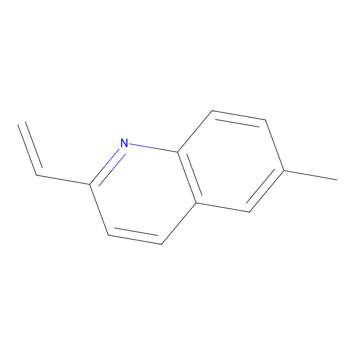 6-Methyl-2-vinylquinoline molecular structure, CAS 52319-28-5