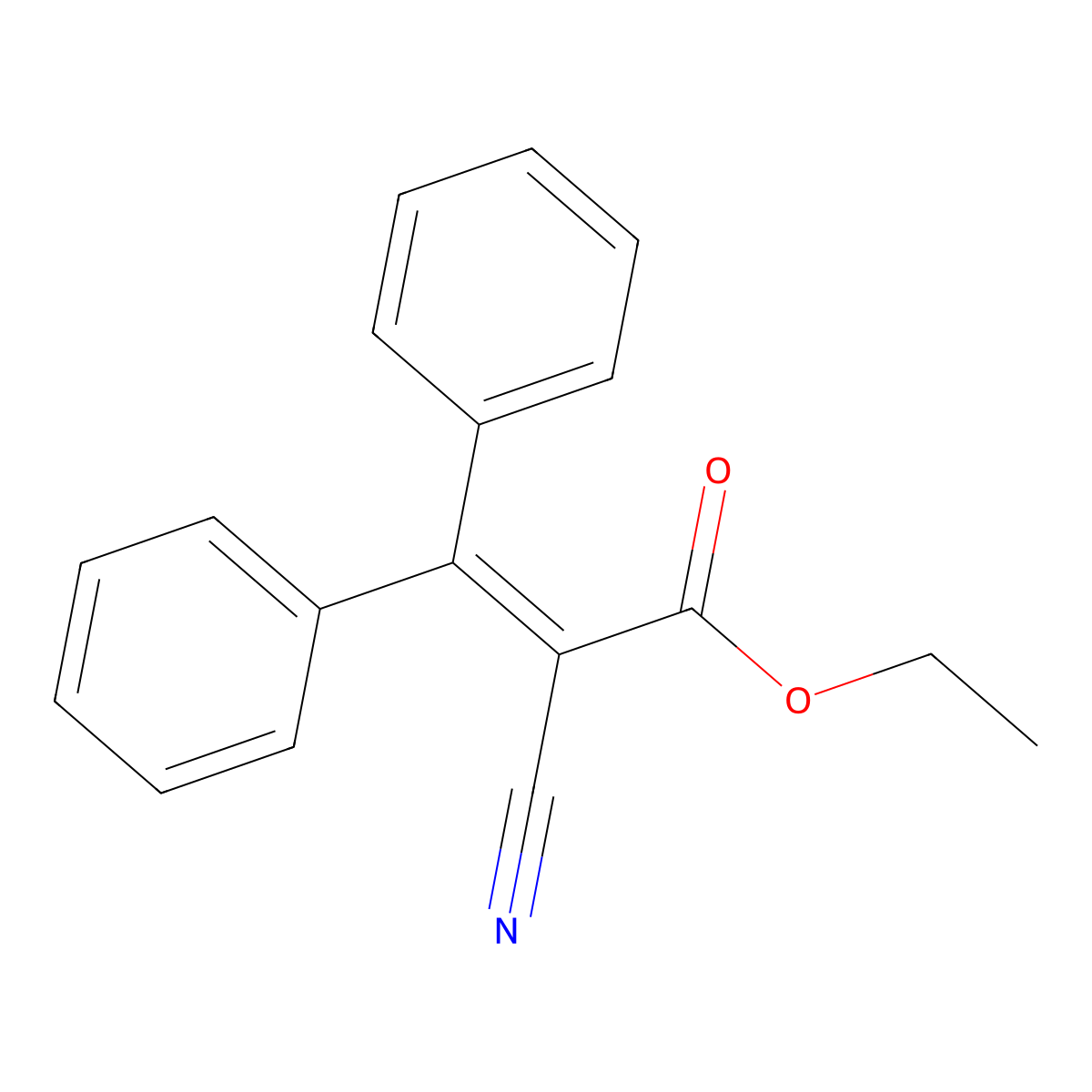 Etocrylene molecular structure, CAS 5232-99-5