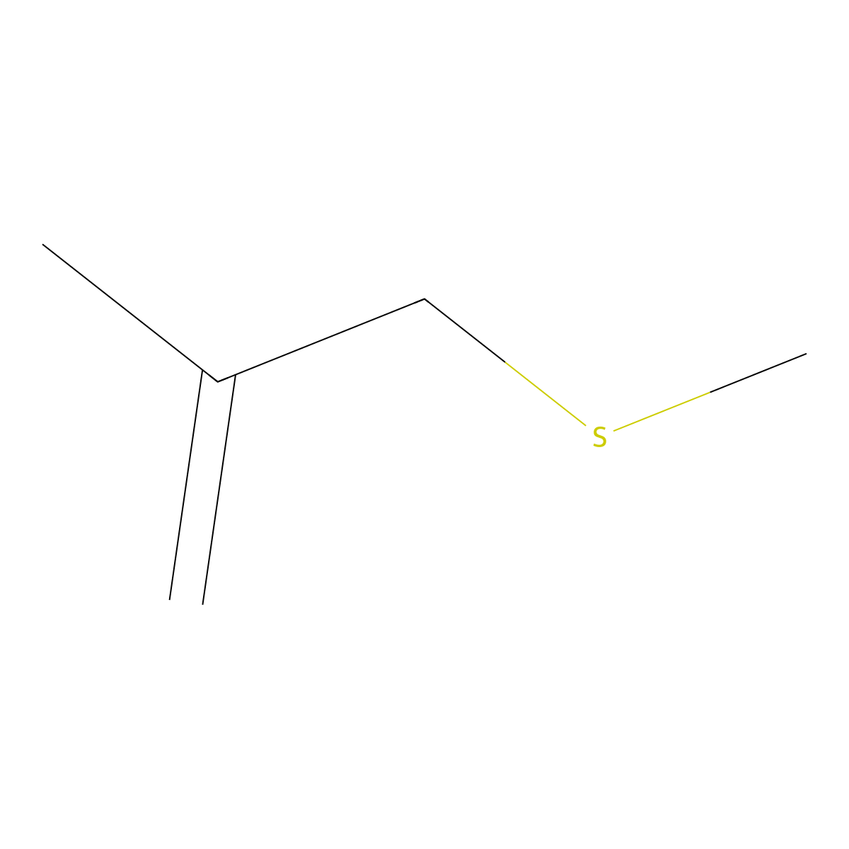 2-Methyl-3-(methylthio)-1-propene molecular structure, CAS 52326-10-0