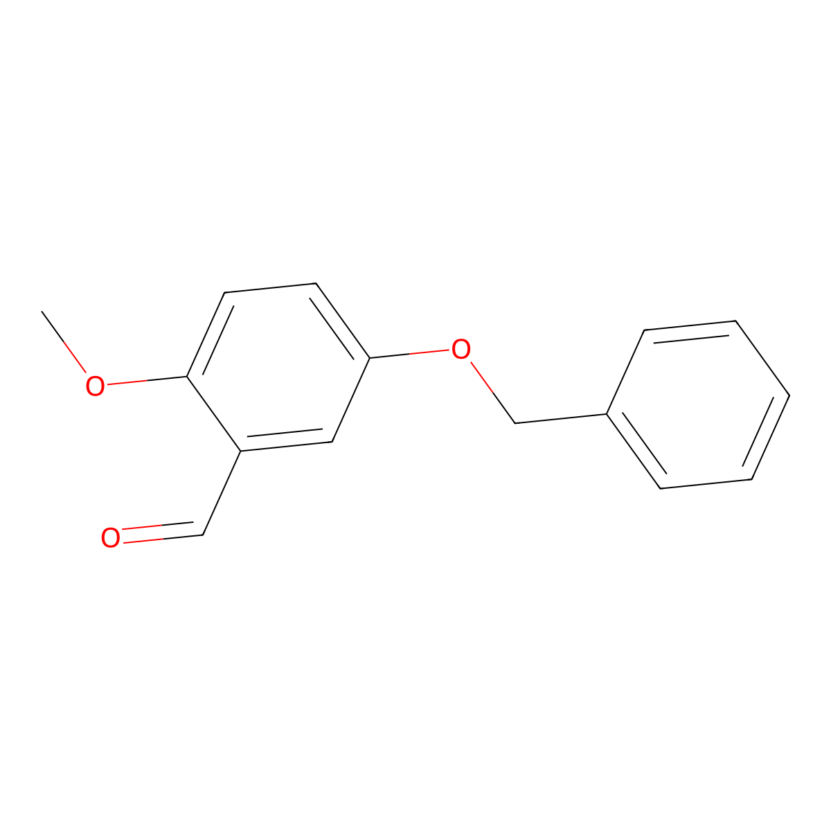 5-(Benzyloxy)-2-methoxybenzaldehyde molecular structure, CAS 52329-06-3