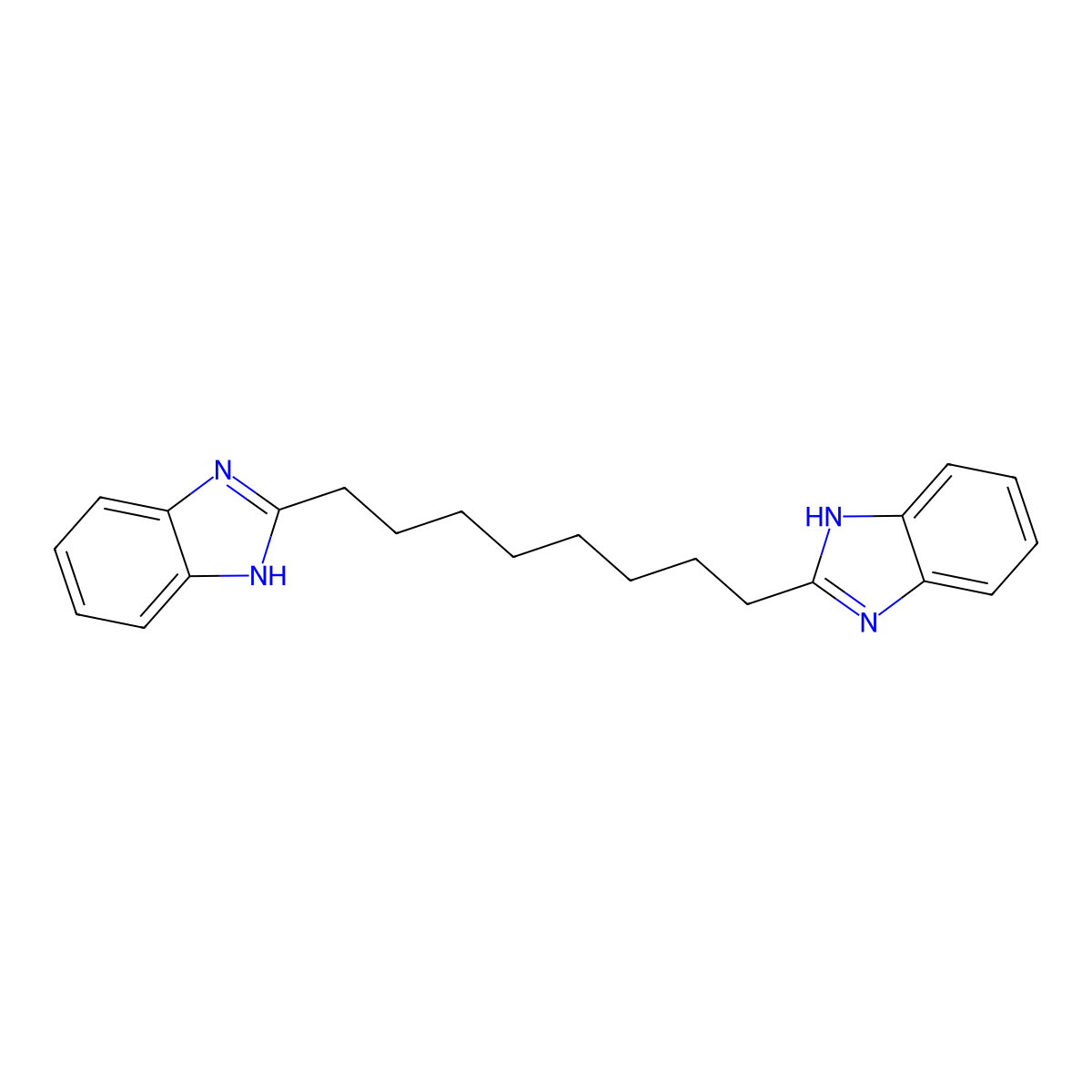 2,2'-(1,8-Octanediyl)bis(1H-benzimidazole) molecular structure, CAS 5233-14-7