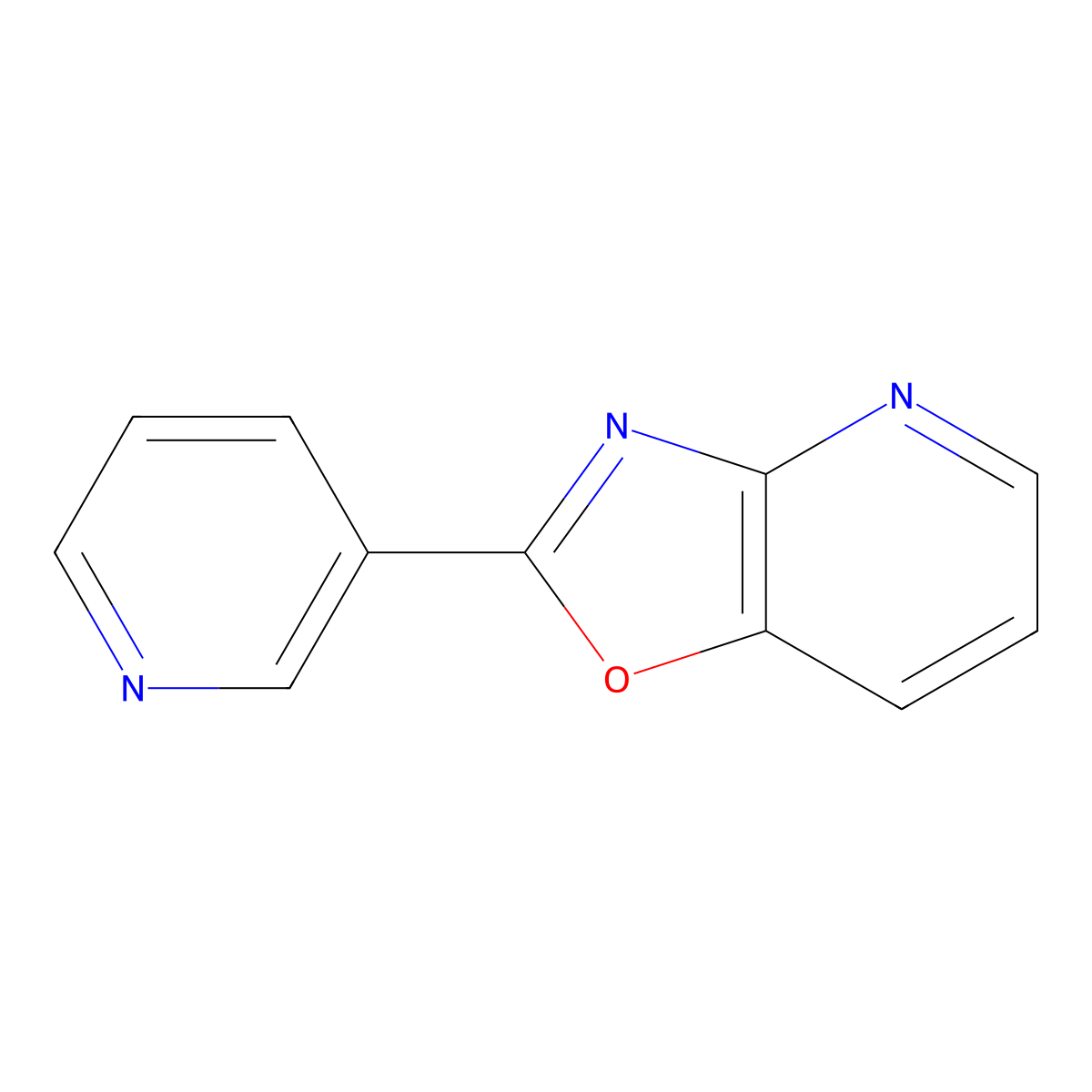 2-(Pyridin-3-yl)oxazolo[4,5-b]pyridine molecular structure, CAS 52333-48-9