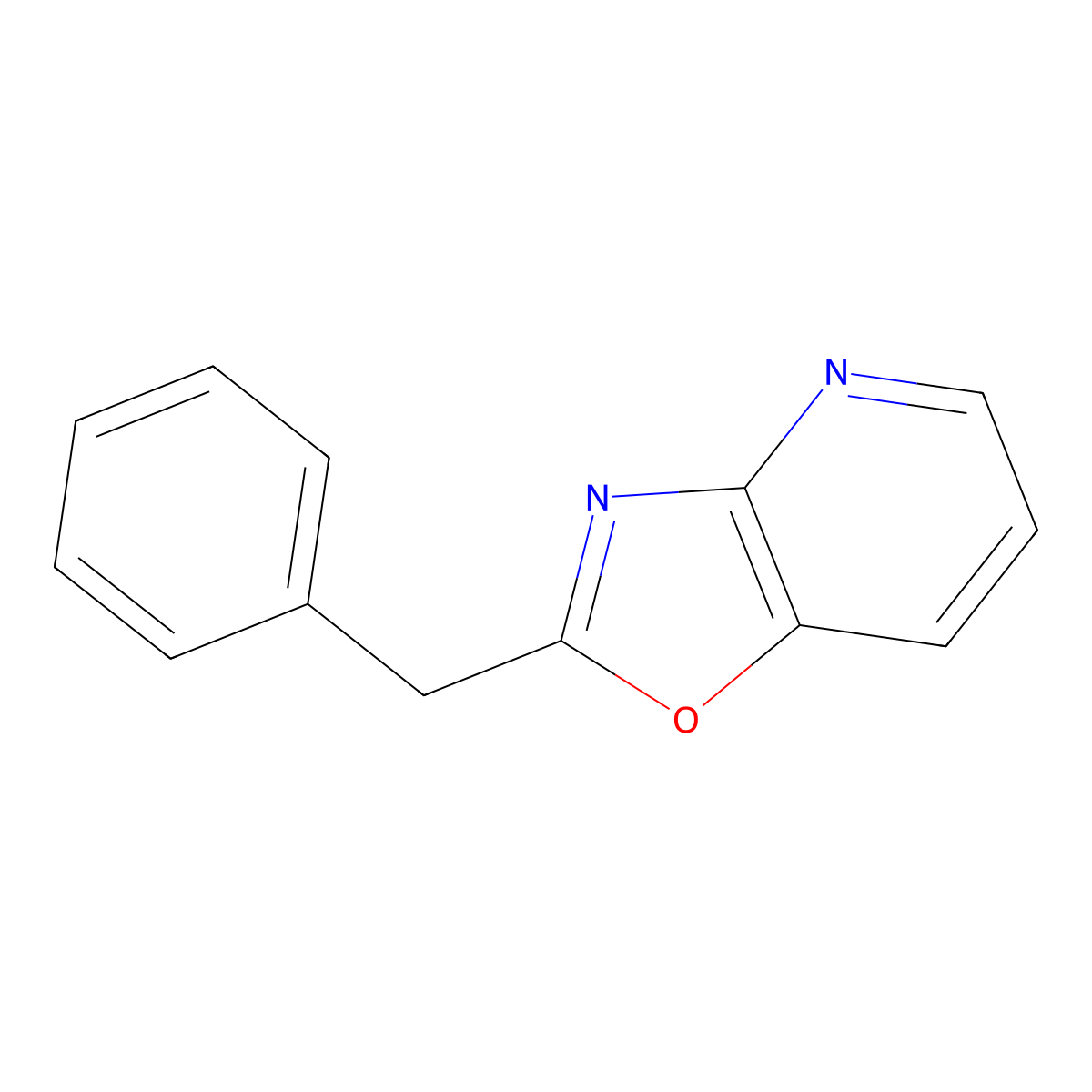 2-Benzyloxazolo[4,5-b]pyridine molecular structure, CAS 52333-64-9