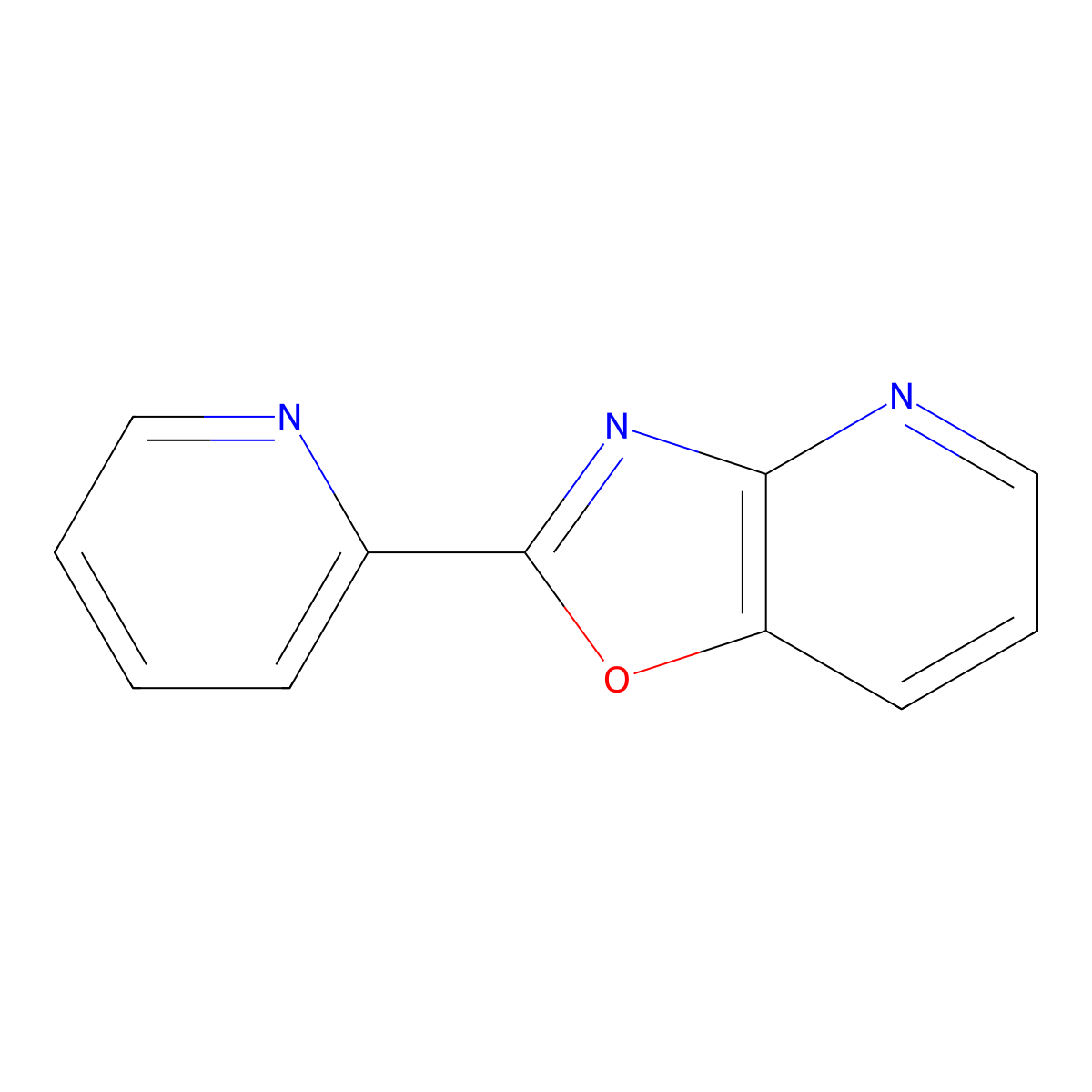 2-(Pyridin-2-yl)oxazolo[4,5-b]pyridine molecular structure, CAS 52333-71-8
