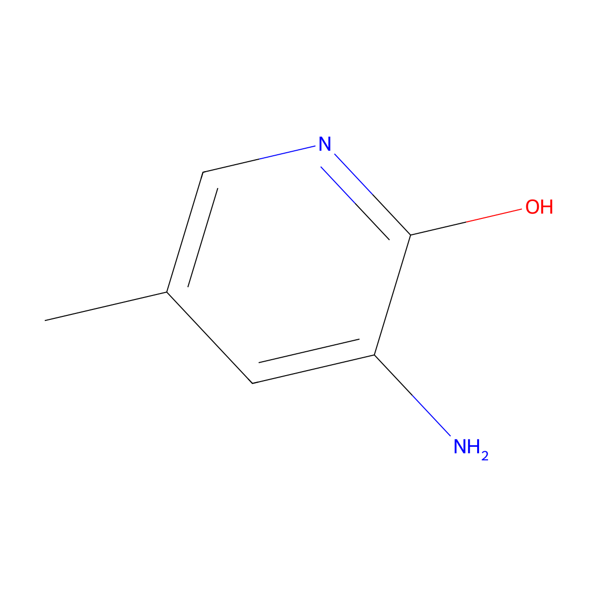 3-Amino-5-methylpyridin-2(1H)-one molecular structure, CAS 52334-51-7