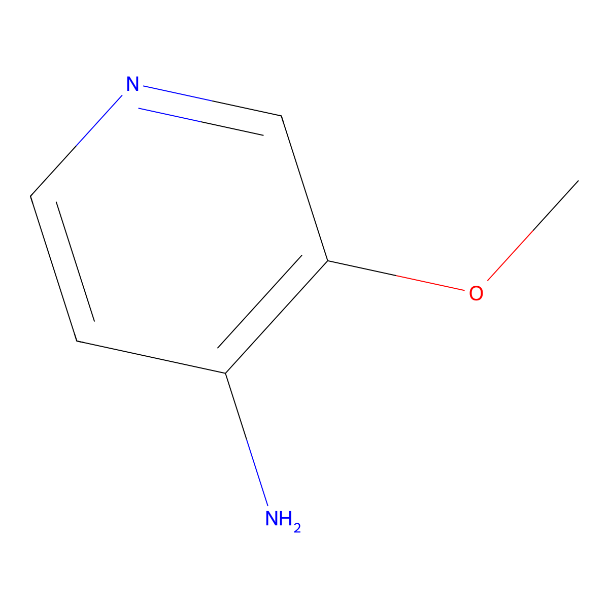 3-Methoxy-4-aminopyridine molecular structure, CAS 52334-90-4