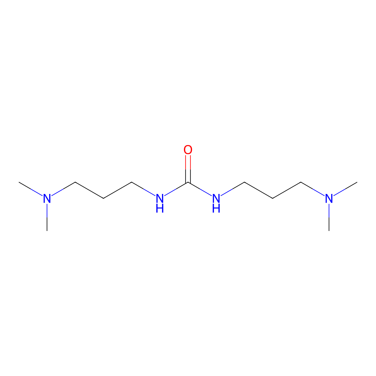 1,3-Bis[3-(dimethylamino)propyl]urea molecular structure, CAS 52338-87-1