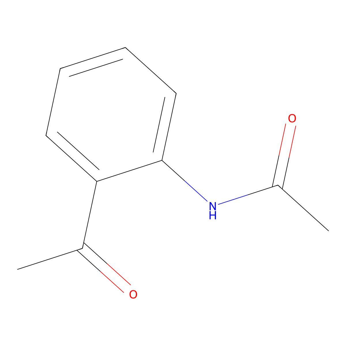 N-(2-Acetylphenyl)acetamide molecular structure, CAS 5234-26-4