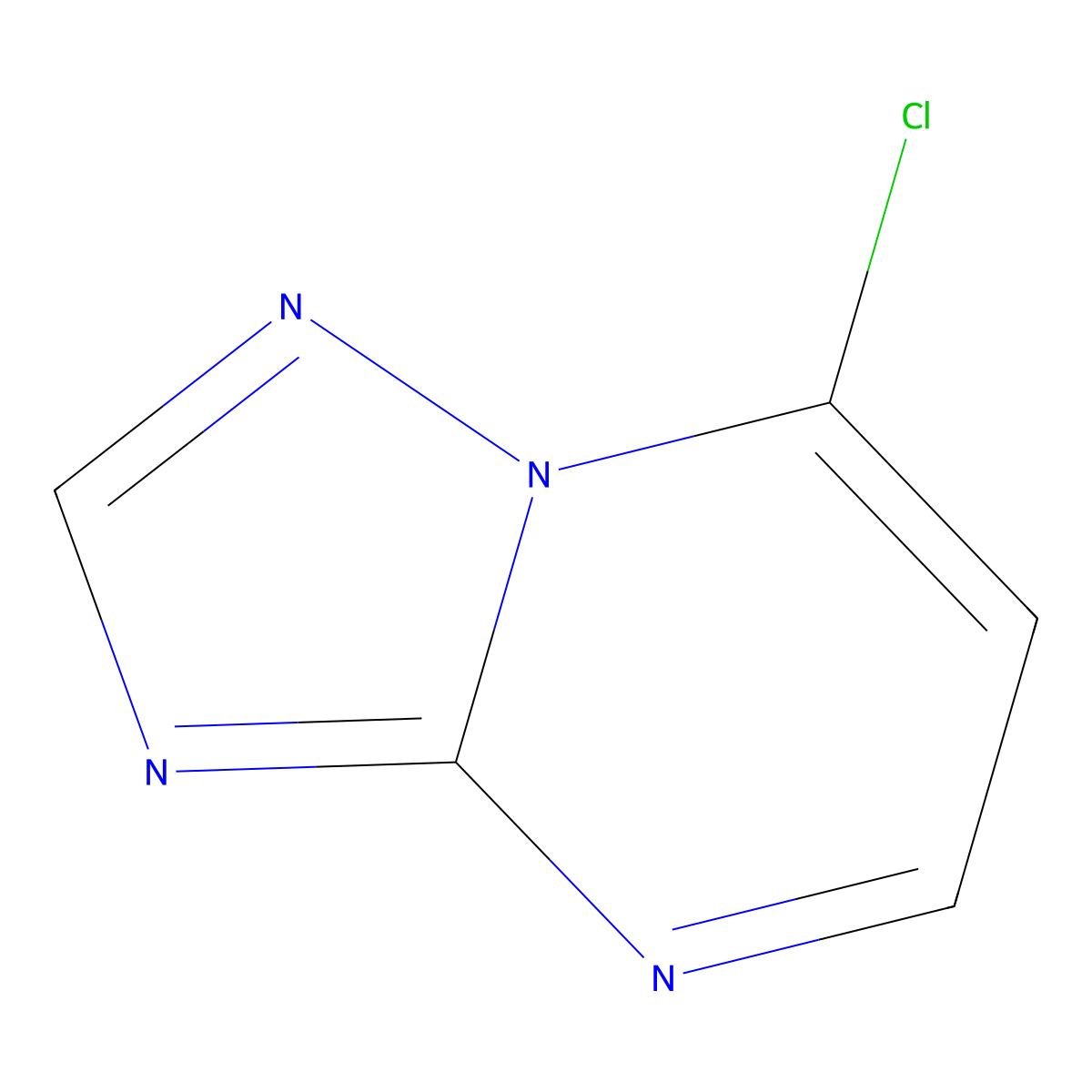 7-Chloro-[1,2,4]triazolo[1,5-a]pyrimidine molecular structure, CAS 52341-91-0