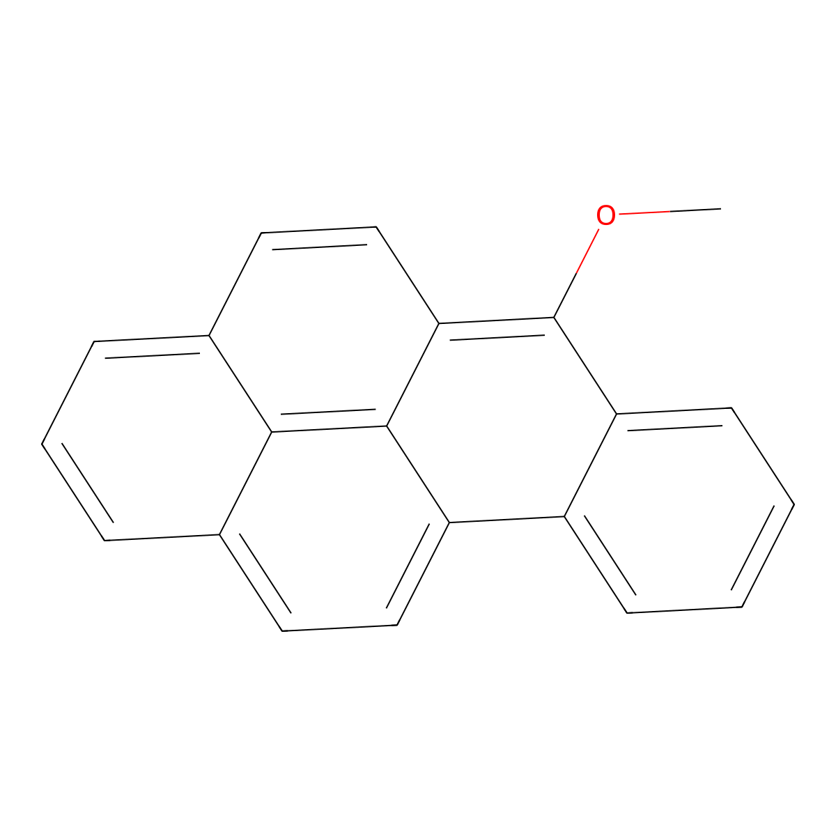 6-Methoxybenzo(a)pyrene molecular structure, CAS 52351-96-9