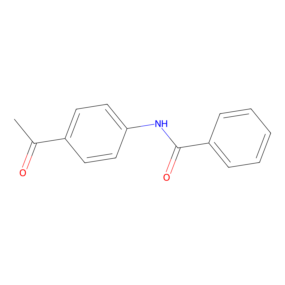 N-(4-Acetylphenyl)benzamide molecular structure, CAS 5237-29-6