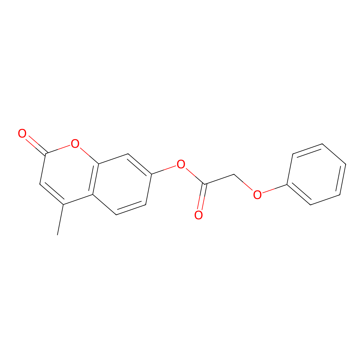 4-methyl-2-oxo-2H-chromen-7-yl phenoxyacetate molecular structure, CAS 5237-46-7