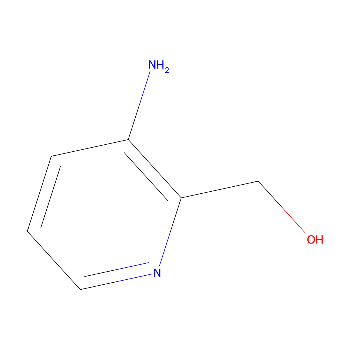 (3-Aminopyridin-2-yl)methanol molecular structure, CAS 52378-63-9