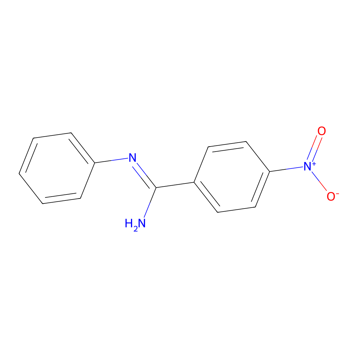 4-Nitro-N-phenylbenzene-1-carboximidamide molecular structure, CAS 52379-47-2
