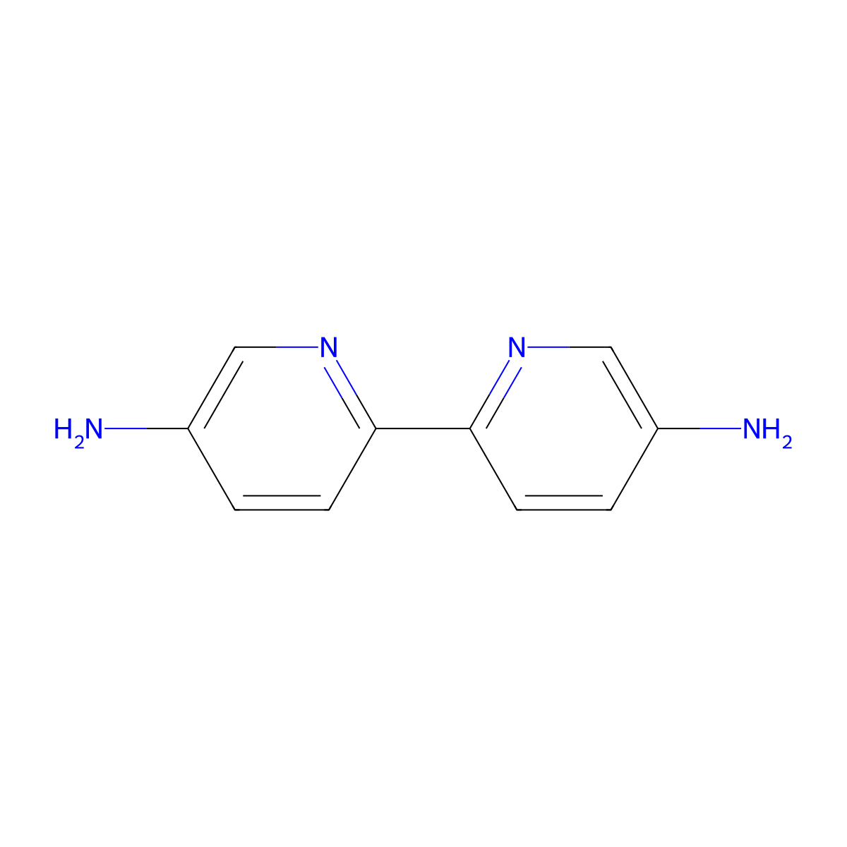 5,5'-Diamino-2,2'-bipyridine molecular structure, CAS 52382-48-6