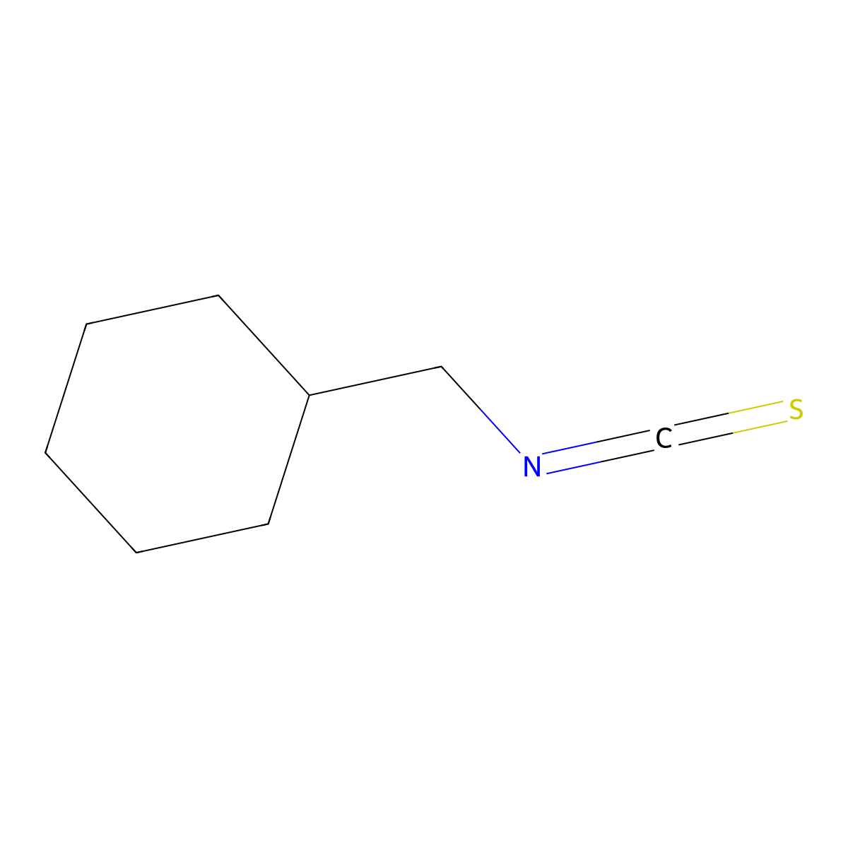 (Isothiocyanatomethyl)Cyclohexane molecular structure, CAS 52395-66-1