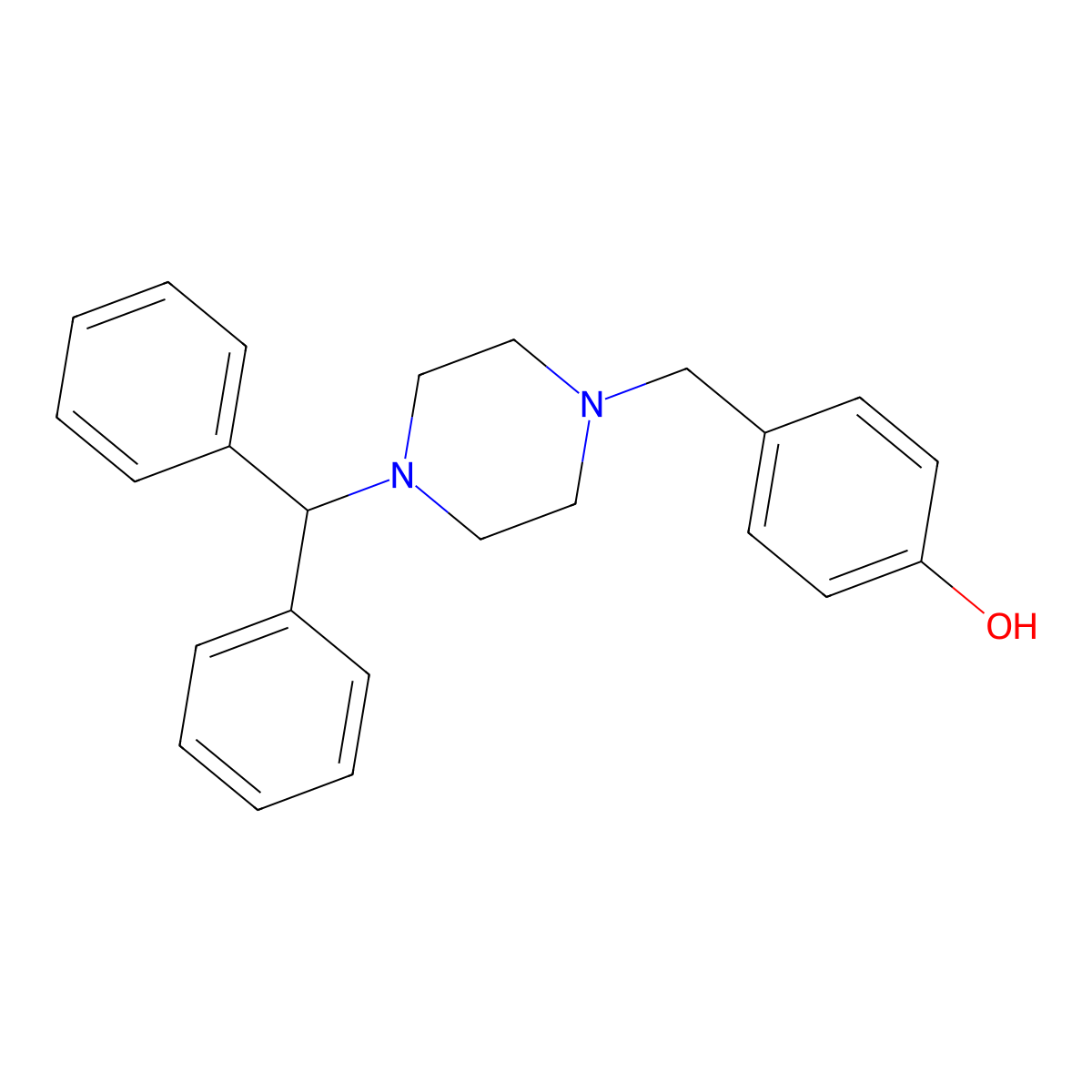 Belarizine molecular structure, CAS 52395-99-0