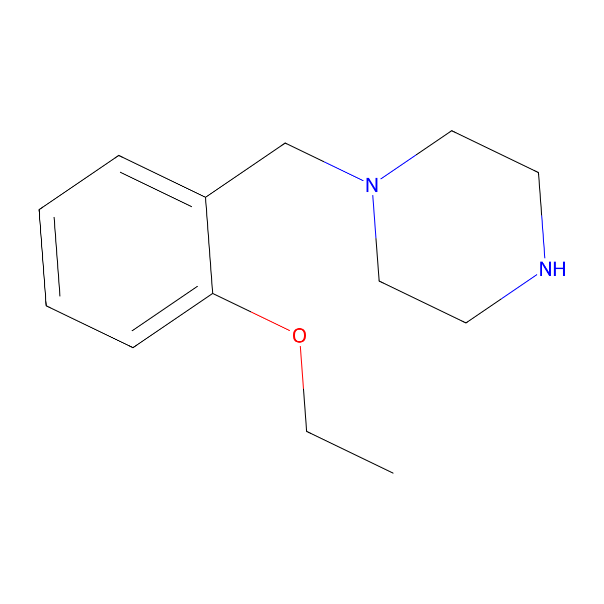 1-(2-Ethoxybenzyl)piperazine molecular structure, CAS 523980-07-6
