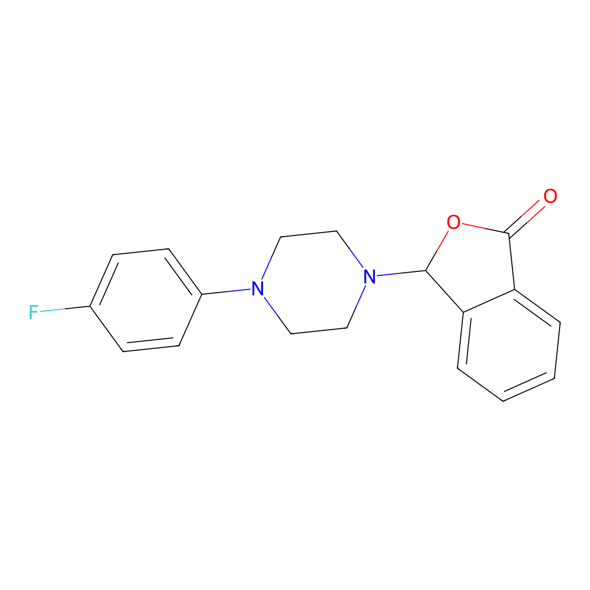 3-[4-(4-fluorophenyl)piperazin-1-yl]-2-benzofuran-1(3H)-one molecular structure, CAS 523991-52-8
