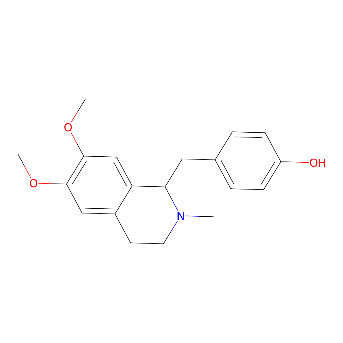 Armepavine molecular structure, CAS 524-20-9
