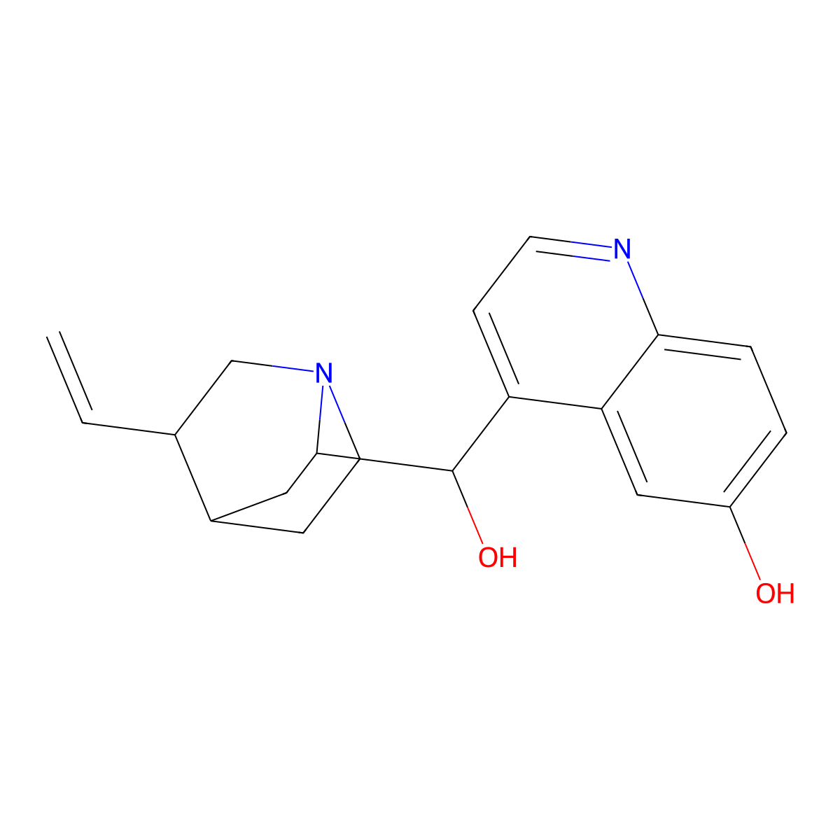 Cupreine molecular structure, CAS 524-63-0