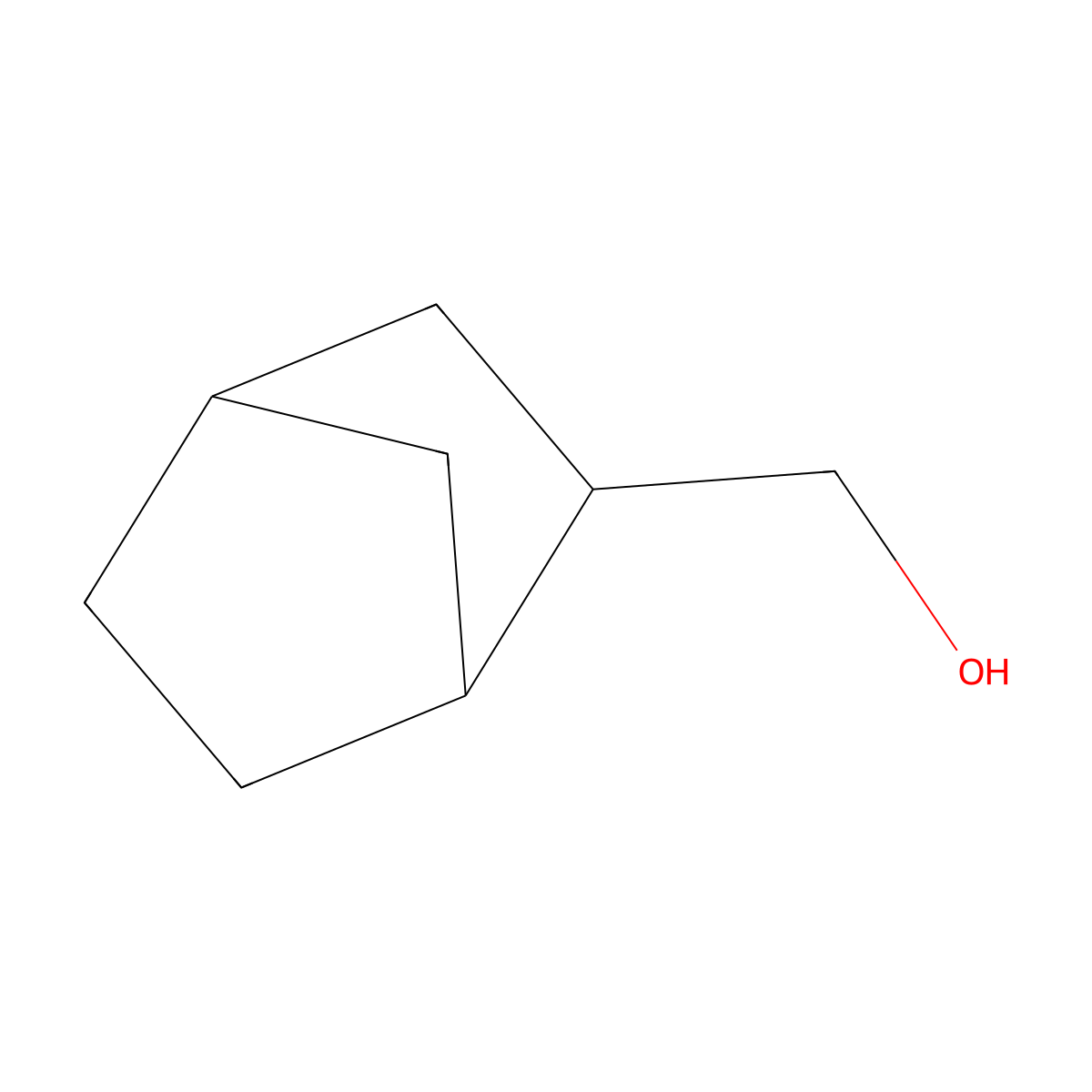 Bicyclo(2.2.1)heptane-2-methanol molecular structure, CAS 5240-72-2