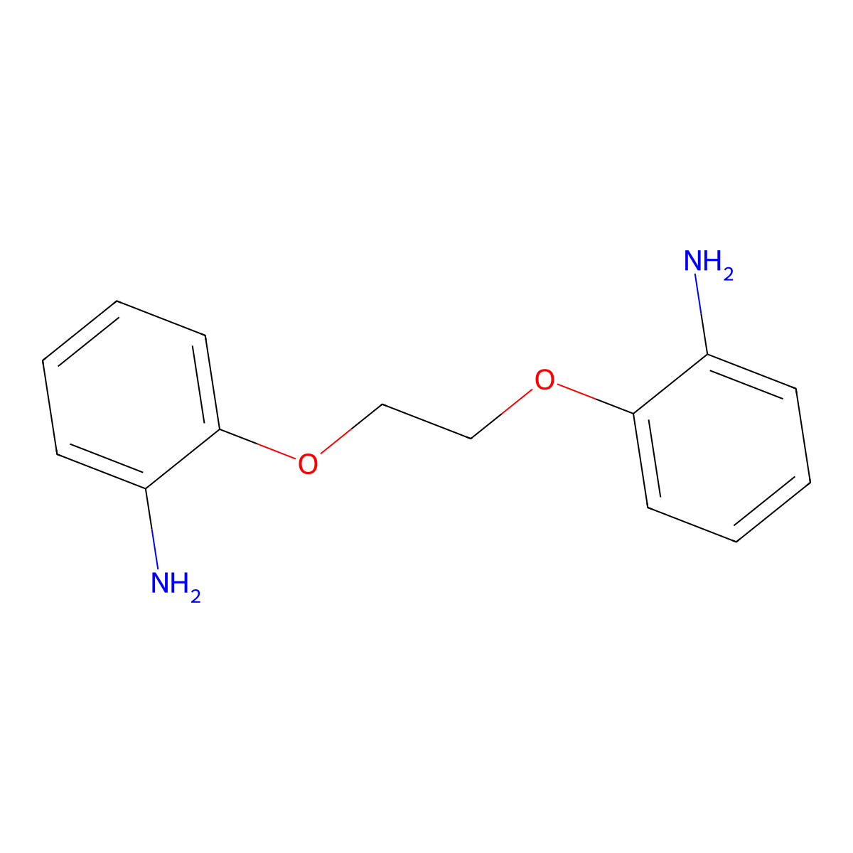 2-[2-(2-Aminophenoxy)ethoxy]aniline molecular structure, CAS 52411-34-4