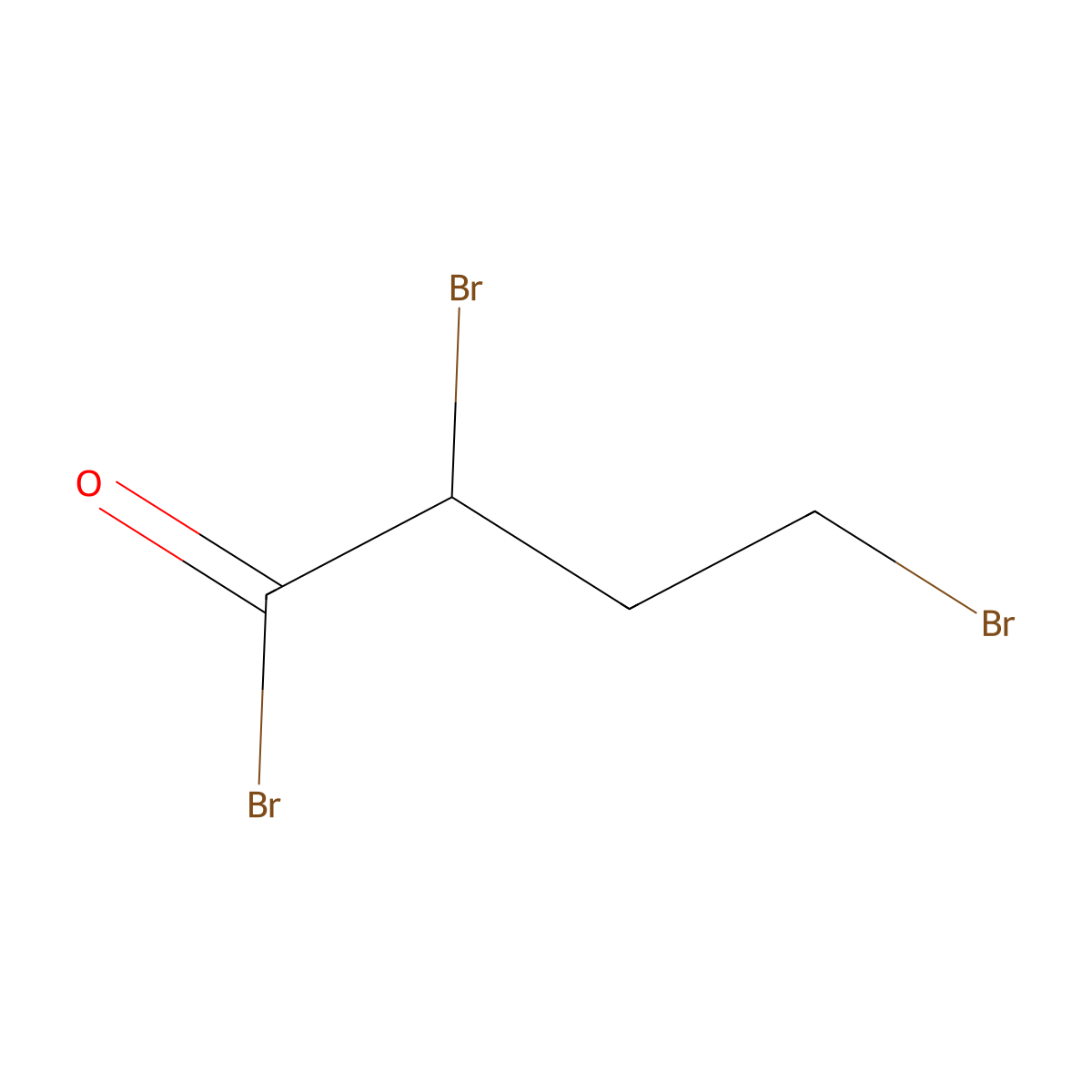 2,4-dibromobutanoyl Bromide molecular structure, CAS 52412-07-4