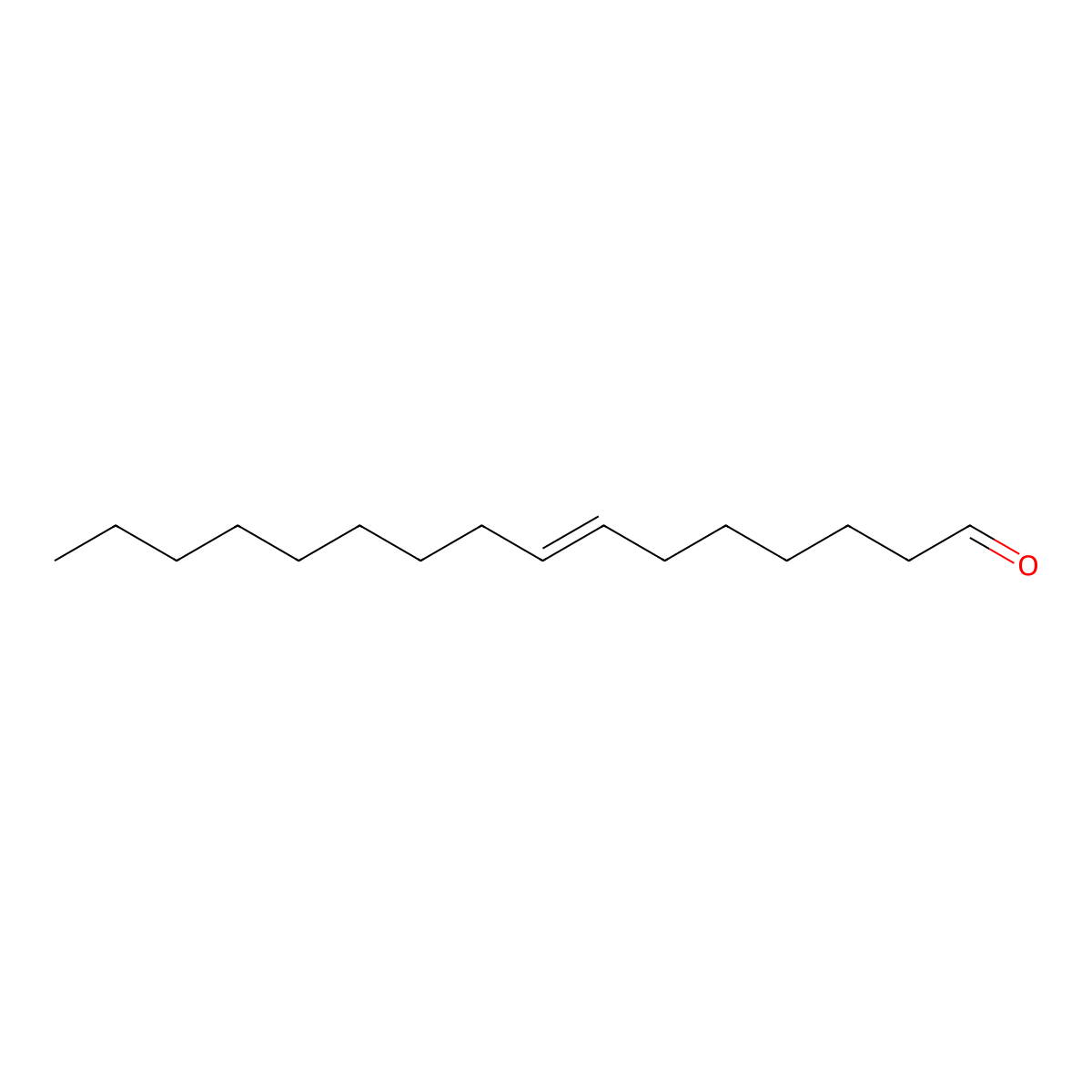 7-Hexadecenal molecular structure, CAS 52413-01-1