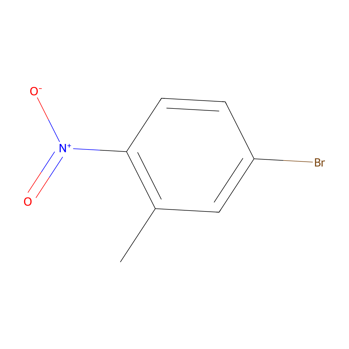 2-Bromo-5-nitrotoluene molecular structure, CAS 52414-98-9