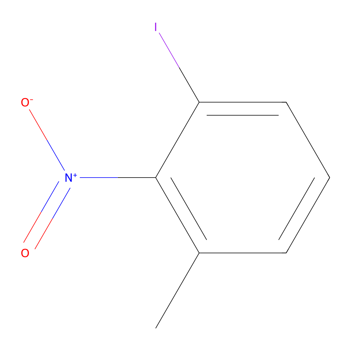 1-Iodo-3-methyl-2-nitrobenzene molecular structure, CAS 52414-99-0