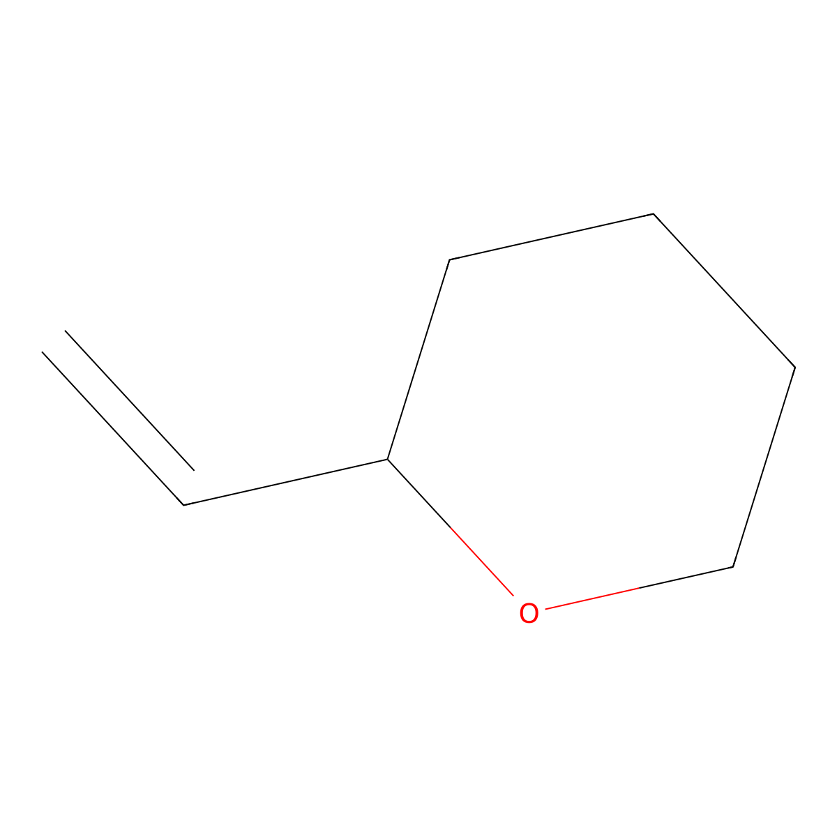 2-Ethenyloxane molecular structure, CAS 52426-83-2