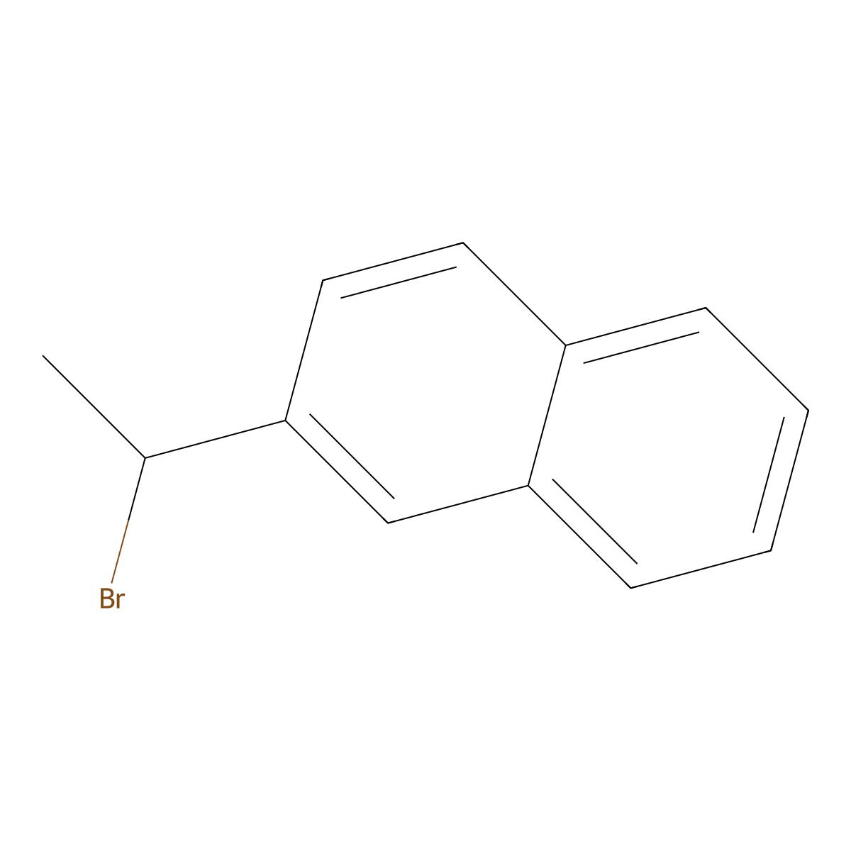 2-(1-Bromoethyl)naphthalene molecular structure, CAS 52428-02-1