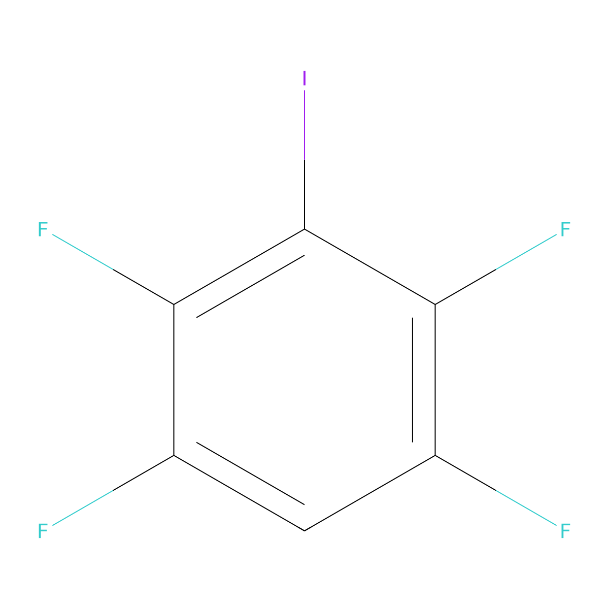1-Iodo-4H-tetrafluorobenzene molecular structure, CAS 5243-24-3