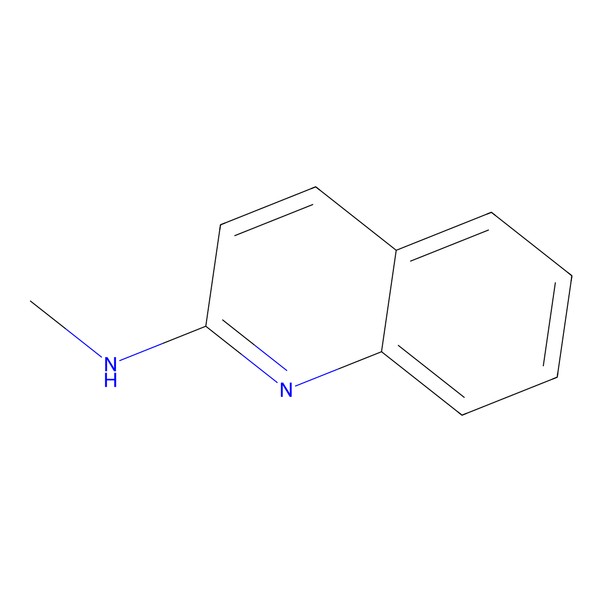 N-Methylquinolin-2-amine molecular structure, CAS 52430-43-0