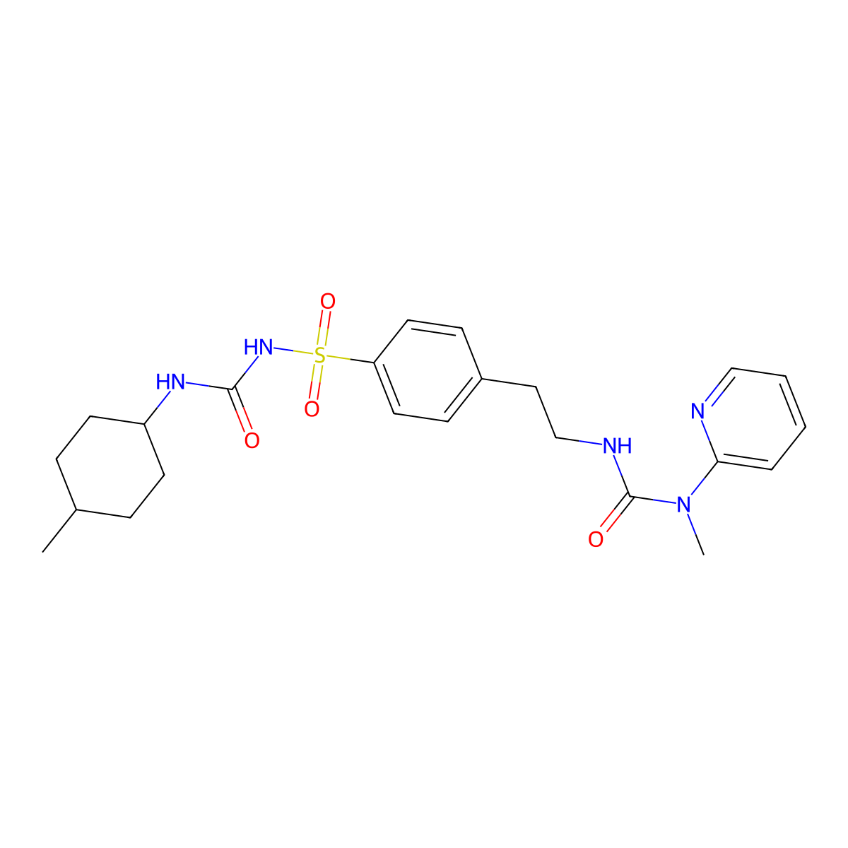 Glisamuride molecular structure, CAS 52430-65-6
