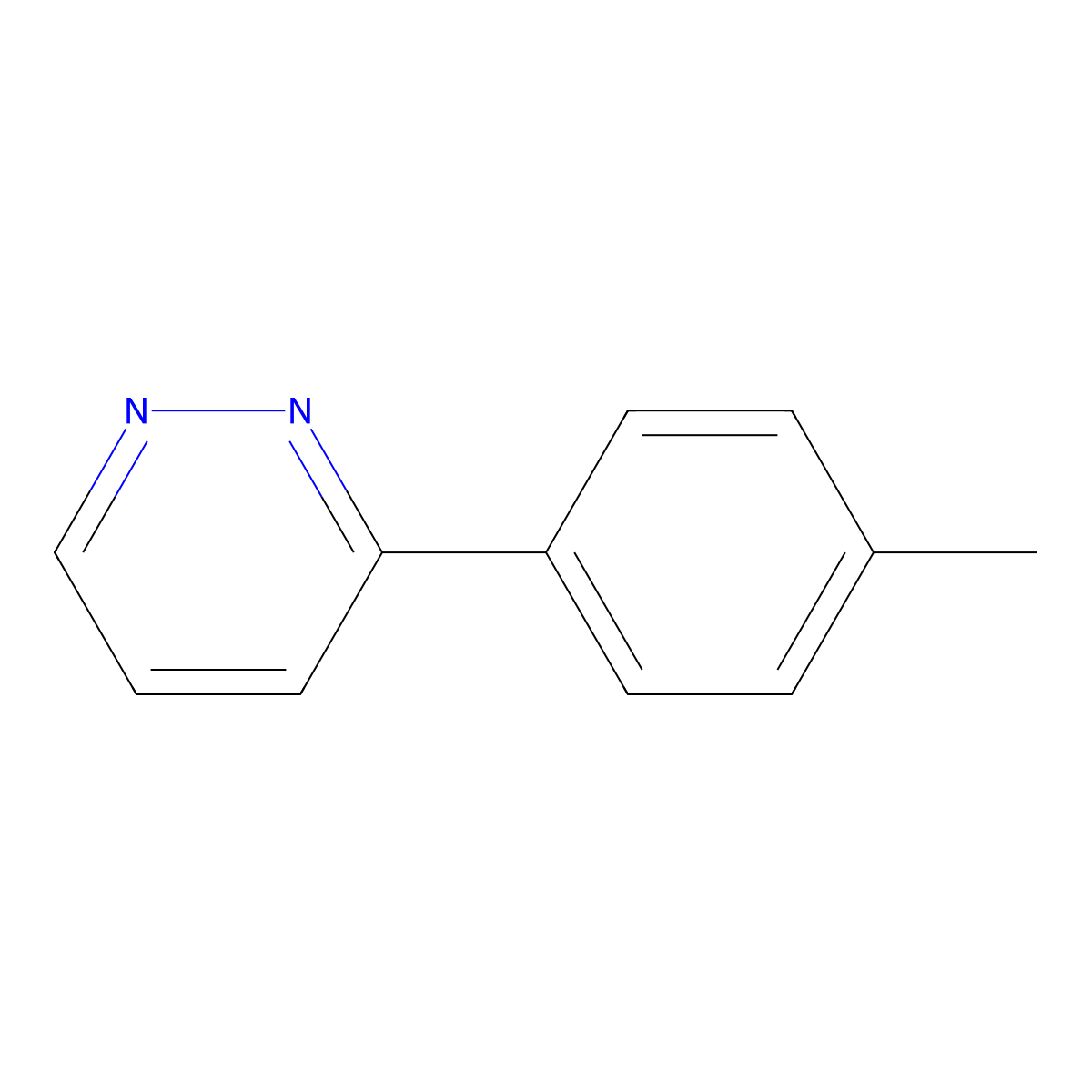 3-(4-Methylphenyl)pyridazine molecular structure, CAS 52432-27-6