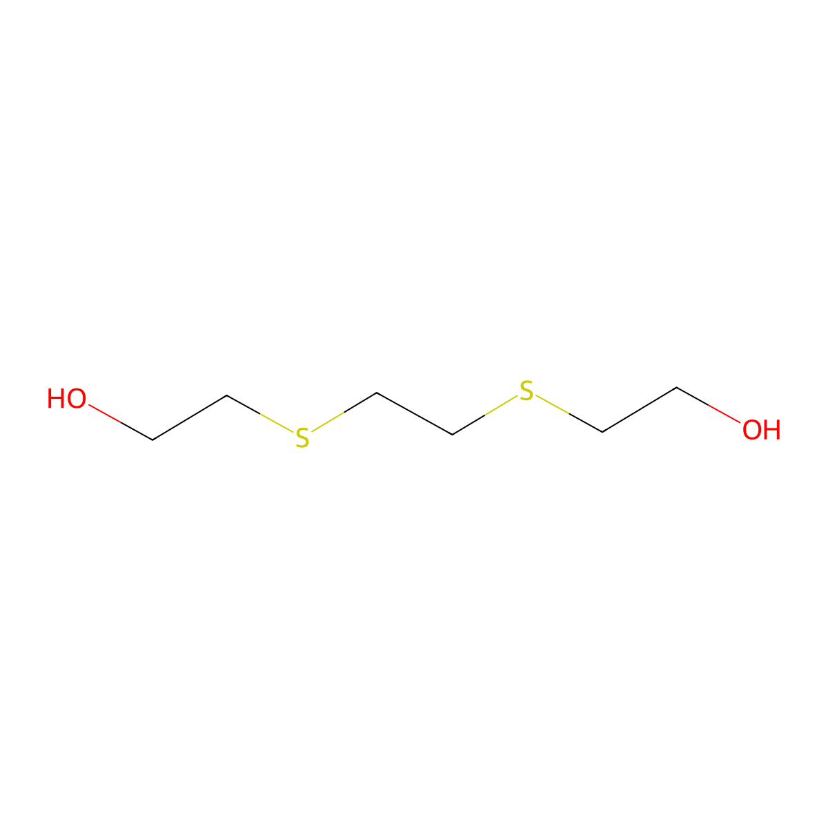 Dithiaoctanediol molecular structure, CAS 5244-34-8
