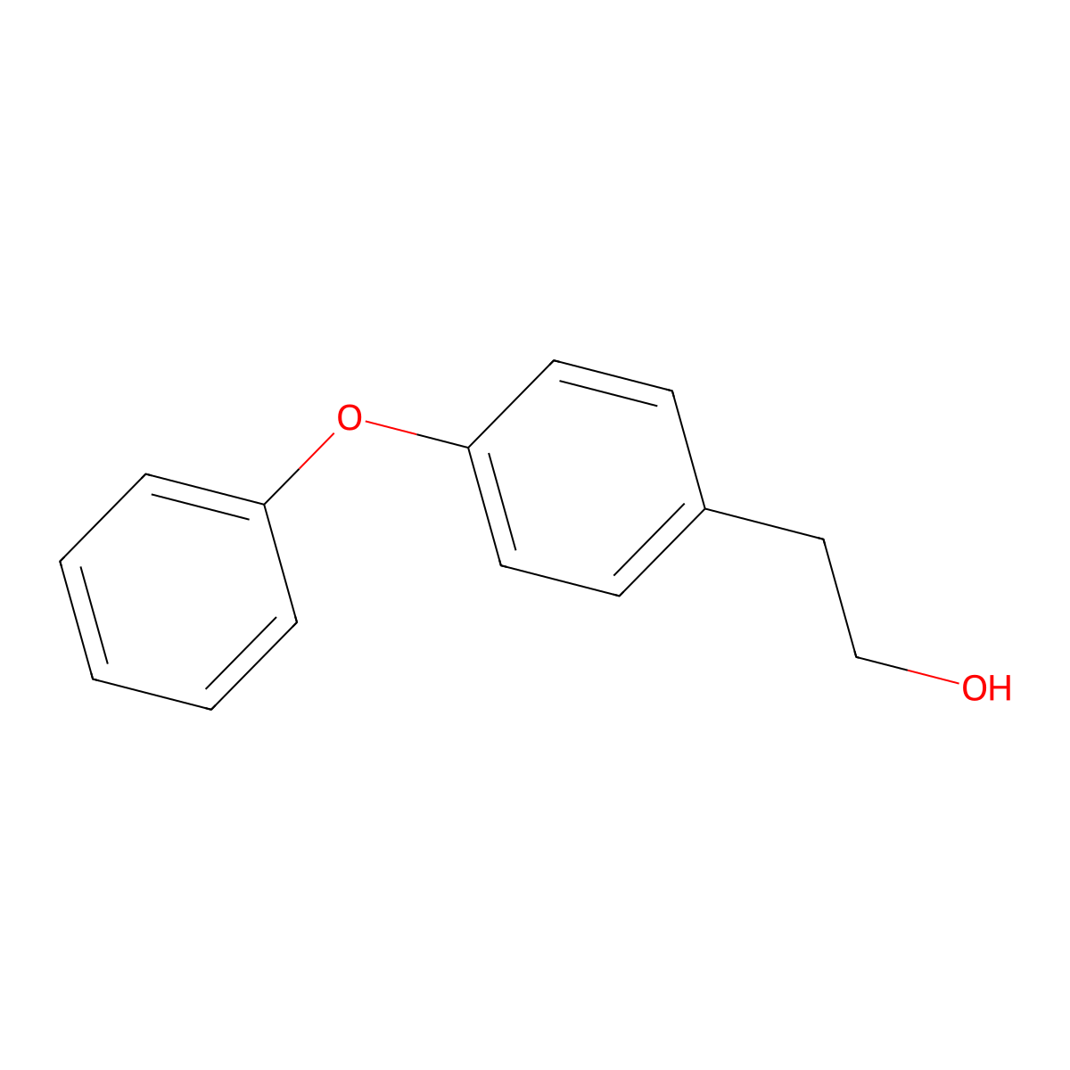 4-Phenoxyphenethyl alcohol molecular structure, CAS 52446-51-2