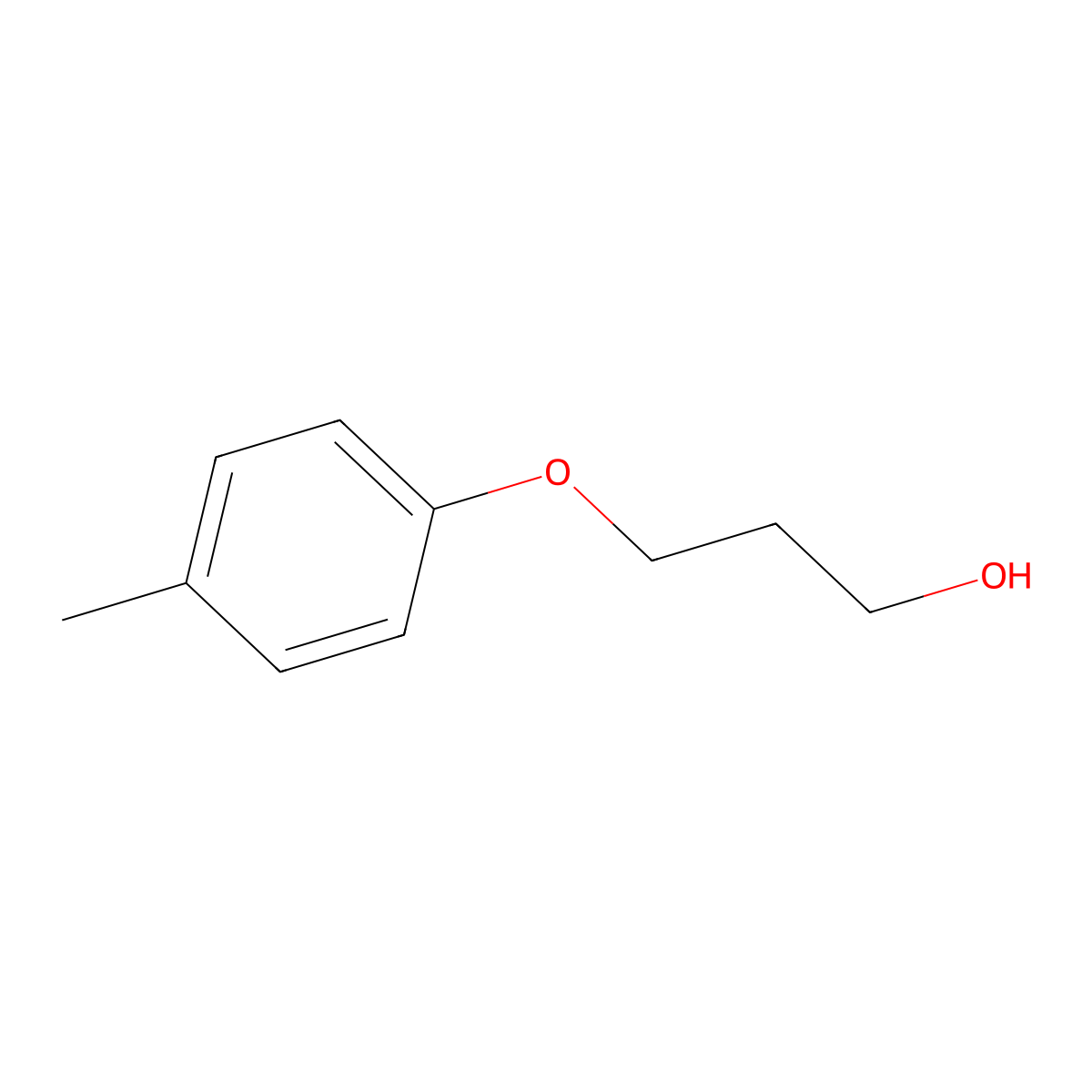 3-(4-Methylphenoxy)-1-propanol molecular structure, CAS 52449-00-0