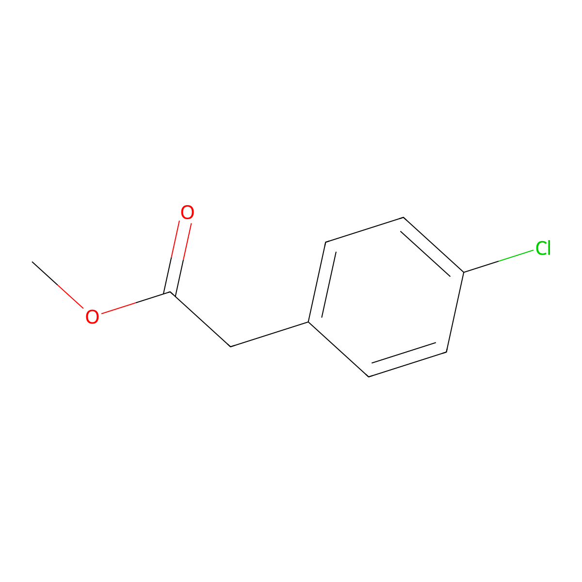 Methyl 4-chlorophenylacetate molecular structure, CAS 52449-43-1